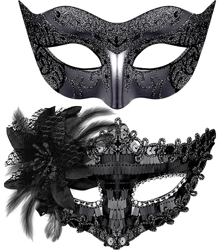 Amazon.com: liweiyu Masquerade Mask for Women Metal Mask Shiny